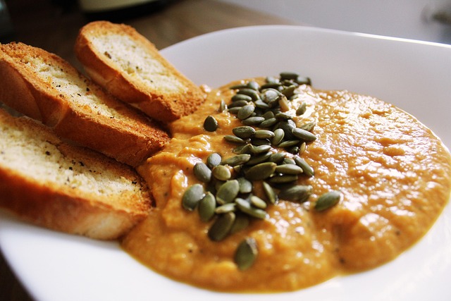 Hokkaido zeleninová polievka, tekvicová polievka, zdravá strava